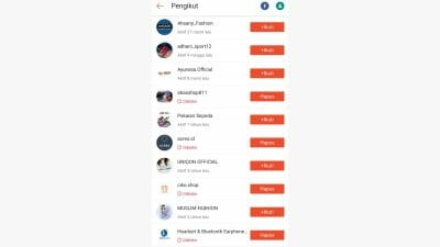 cara menghapus pengikut di Shopee