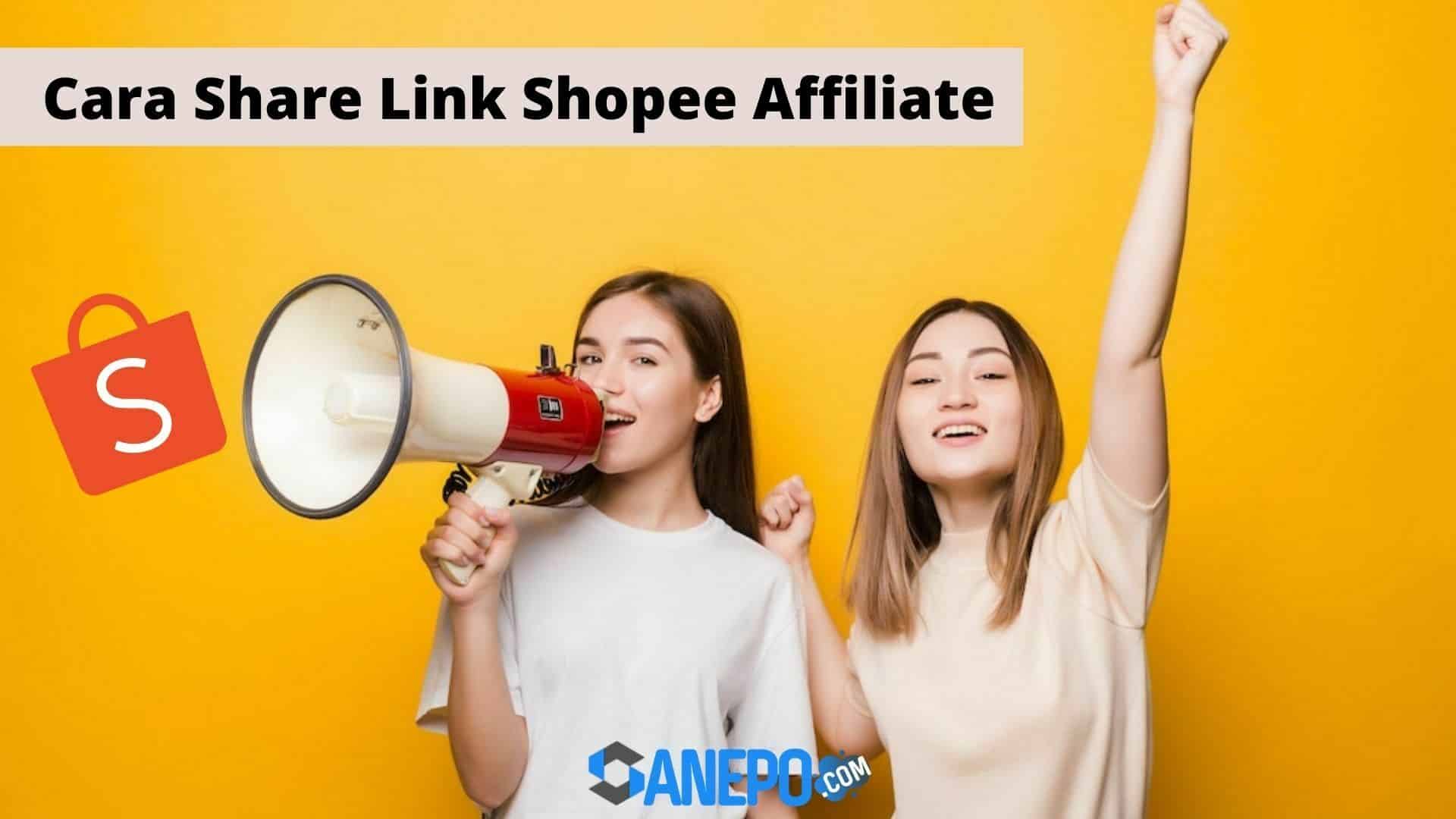 cara share link Shopee affiliate