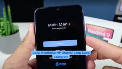 Cara Membuka HP Xiaomi Lupa password