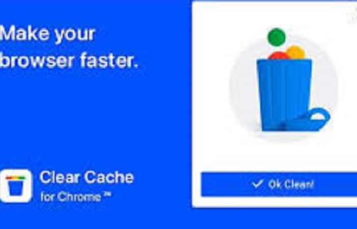 Cara hapus cache di Chrome.