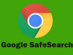 Cara menonaktifkan safesearch Chrome.