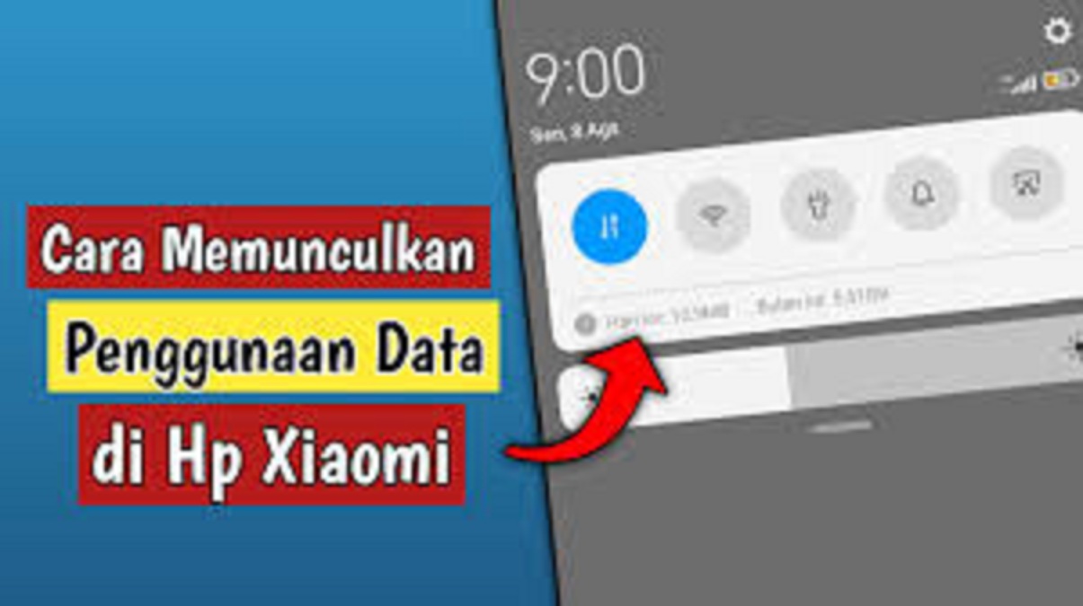 Cara melihat penggunaan data Xiaomi.