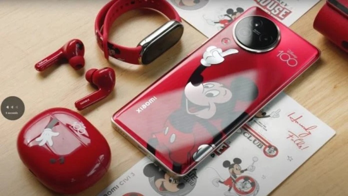 Xiaomi Siap Luncurkan Xiaomi Civi 4 Pro Disney Princess Edition