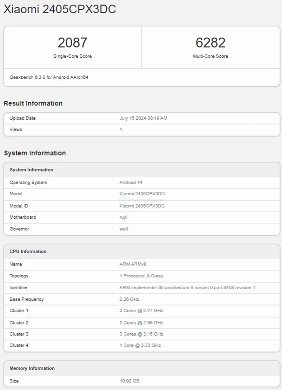 Xiaomi MIX Flip Tampil di Geekbench, Dibekali Snapdragon 8 Gen 3 dan RAM 12GB 2025