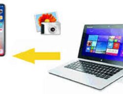 Cara transfer foto dari laptop ke iPhone.