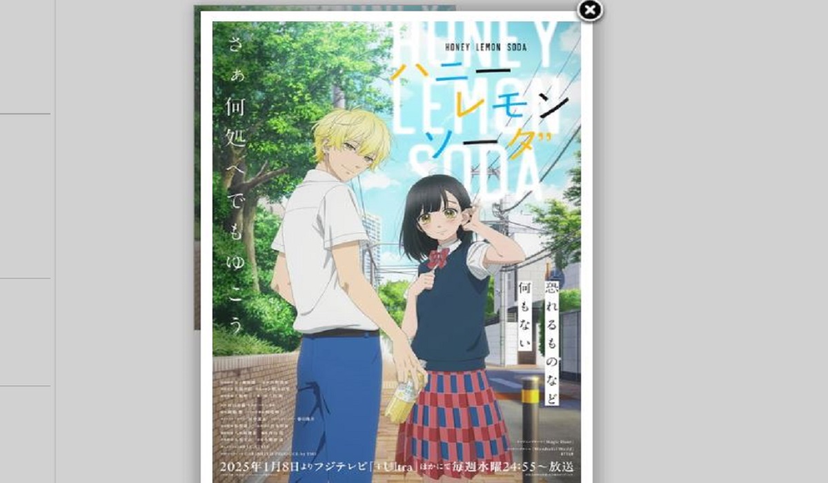 Terbaru! Honey Lemon Soda, Anime Romance School Terbaik 2025