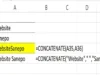 Cara Menggunakan Rumus CONCATENATE di Excel, Menggabungkan Beberapa String Teks Menjadi 1 String Teks