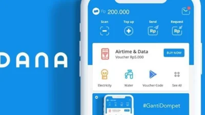 cara mengubah bahasa di Aplikasi Dana