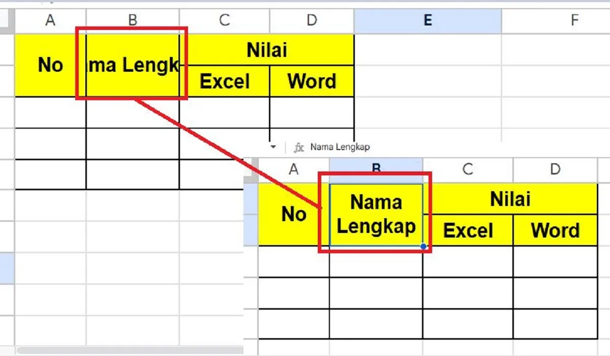 Cara Wrap Text di Spreadsheet, Merapikan Tulisan di Dalam Sel Dengan Membungkusnya Menjadi Beberapa Baris