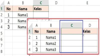 Cara Menambah Kolom di Excel Dengan Cepat Tanpa Rumus