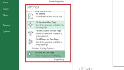 Cara Print Excel Agar Full Kertas, Semua Data Bisa di Print Dengan Lengkap