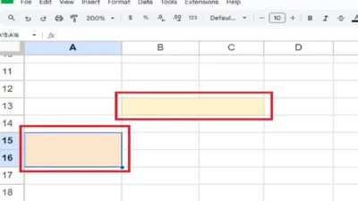 Cara Menggabungkan Baris di Spreadsheet / Google Sheet